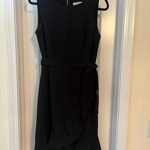 Like New Calvin Klein Black Sheath Dress, Size 10